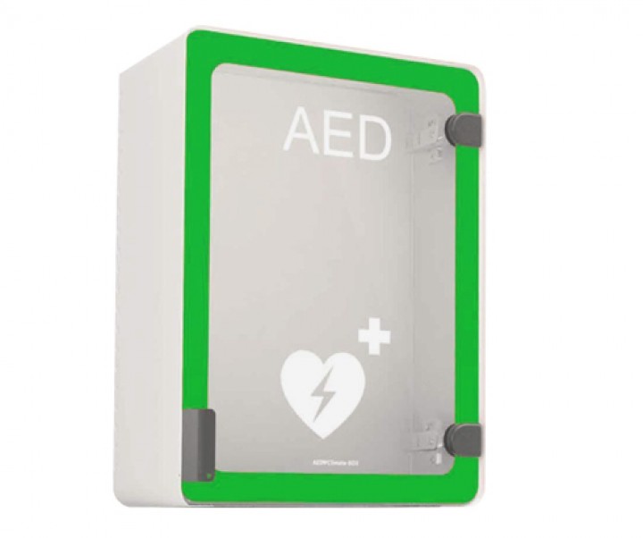 Szafka AED Climate BOX Alarm (Zielona)